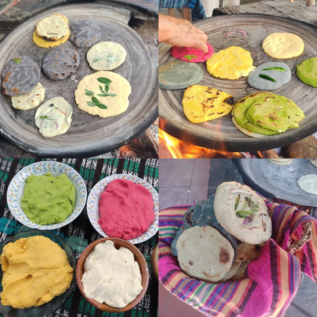 Making tortillas and tasting class in antigua